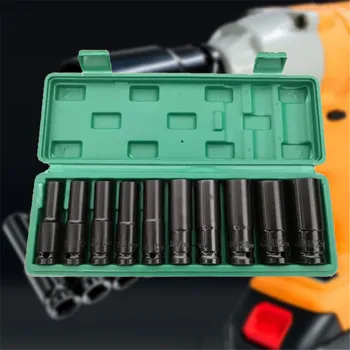 Комбинированный набор электрических гаечных ключей 1/2, Пневматическая пушка, Шестигранная Удлинительная головка, Инструмент для ремонта автомобилей