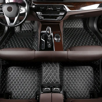 YOTONWAN изготовленный на заказ кожаный автомобильный коврик для Mitsubishi Всех моделей asx Outlander lancer 10 pajero sport автоаксессуары