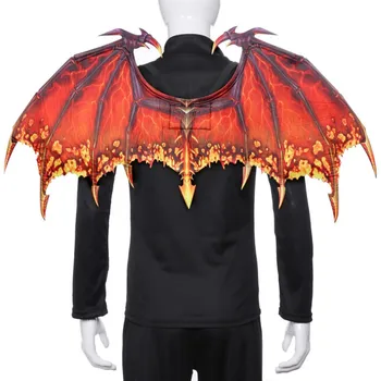 Хэллоуин Косплей 3D Крыло Дракона Для взрослых/детей Нетканый костюм животного Маскарадное украшение для вечеринки