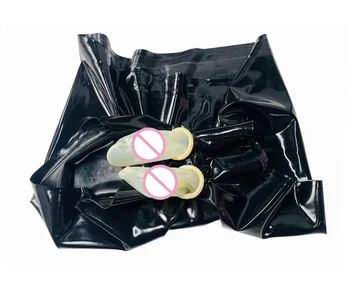 Женские латексные трусики gummi с двумя оболочками с высокой талией 0,4 мм на заказ