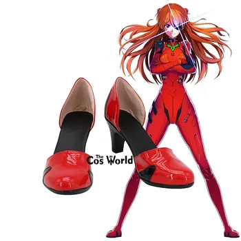 EVA Asuka Langley Soryu/ Обувь для косплея по индивидуальному заказу из аниме на высоком каблуке