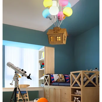 Lámpara colgante moderna para niños, be colores, decoración de la habitación de los niños, iluminación para el hogar