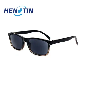 Классические очки для чтения Henotin для мужчин и женщин в пластиковой оправе с пружинным шарниром Качественные солнцезащитные очки