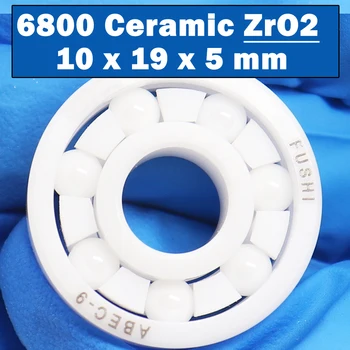 6800 Полностью керамический подшипник (1 шт.) 10*19*5 мм Материал ZrO2 6800CE Все шарикоподшипники из циркониевой керамики 6800