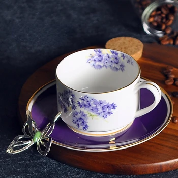 Британская костяная Фарфоровая чашка для послеобеденного чая, Кофейная чашка, Набор посуды для домашней кухни, Керамическая высококачественная посуда, Изысканная подарочная коробка