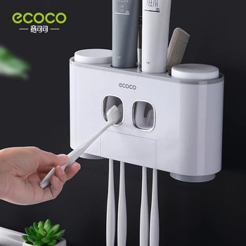 Автоматический дозатор для соковыжималки зубной пасты ECOCO с настенным креплением Kids Hands Free для аксессуаров ванной комнаты