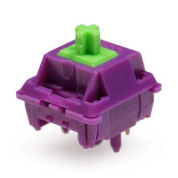 LCET Зелено-фиолетовый переключатель RGB Тактильные переключатели 58g Для механической клавиатуры mx stem 5pin Зелено-фиолетовый, похожий на holy panda