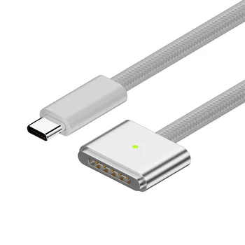 Кабель для быстрой зарядки USB Type C К Магнитному Зарядному устройству Magsafe 3 Для MacBook Air Pro A2442 A2485 A2681 Кабель Для Зарядки Конвертер