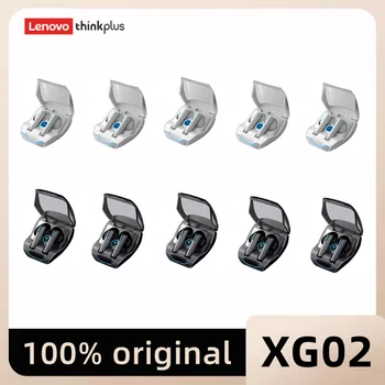 Беспроводные bluetooth-наушники Lenovo XG02 с шумоподавлением с низкой задержкой, наушники с микрофоном, спортивная гарнитура для геймеров, 5/10 шт.