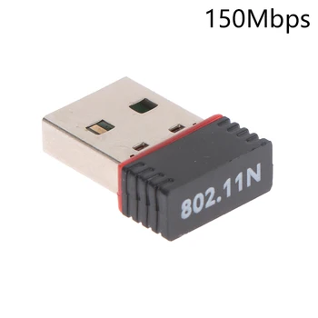Мини USB Wifi Адаптер 802.11n Антенна 150 Мбит/с USB Беспроводной Приемник Ключ Сетевая карта Внешний Wi-Fi Для Настольного Ноутбука