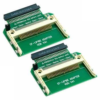 2X Карта памяти Cf Merory Compact Flash На 50Pin 1,8-дюймовый адаптер Ide для жесткого диска Ssd
