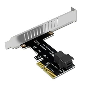 Пластиковая карта расширения Pcie Riser Card U.2 Port Card Для Nvme SSD Конвертер, карта расширения жесткого диска для настольных компьютеров