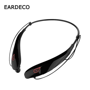 Беспроводные наушники EARDECO, оригинальные магнитные спортивные наушники Bluetooth, Водонепроницаемые наушники, Стереогарнитура с микрофоном и басом