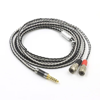4Pin XLR 4,4 2,5 мм 3,5 6,35 разъем 16 жил для подключения кабеля к наушникам для наушников Dan Clark Audio Mr Speakers Ether Alpha Dog Prime