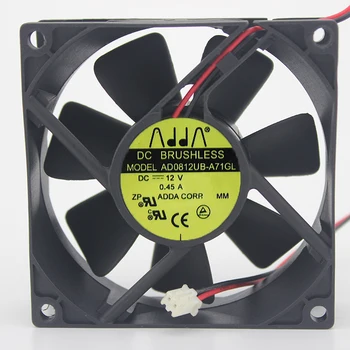Оригинальный вентилятор охлаждения genuine 8025 AD0812UB-A73GL 12V 0.45A 8cm