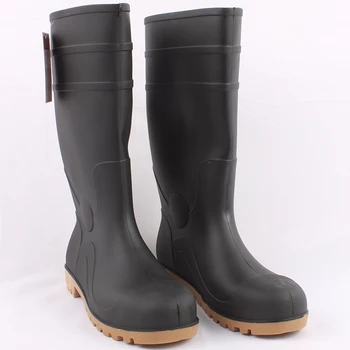 Непромокаемые ботинки с защитой от подъема для мужчин и водонепроницаемая рабочая обувь для улицы, Противоскользящие непромокаемые ботинки с удобной подкладкой