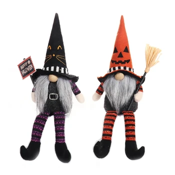Хэллоуин Гномы с Болтающимися Ножками Плюшевые Украшения Шведский Домашний Декор Гномов