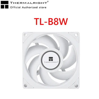 Thermalright TL-B8W Вентилятор охлаждения процессора Для Небольшого корпуса 8 см Радиатор 80*80* 25 мм С Большим Объемом Воздуха Бесшумный Вентилятор Корпуса Вентилятор 4PIN PWM