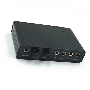Внешняя звуковая карта, интеллектуальный аудиомикшер USB5 1 SPDIF, цифровой адаптер для устройства звуковой карты для компьютера, ноутбука