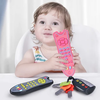 Музыкальное Моделирование Ребенка, Пульт дистанционного управления телевизором, Детская Электрическая Музыка для раннего развития, Английские обучающие игрушки для малышей, детские игрушки в подарок