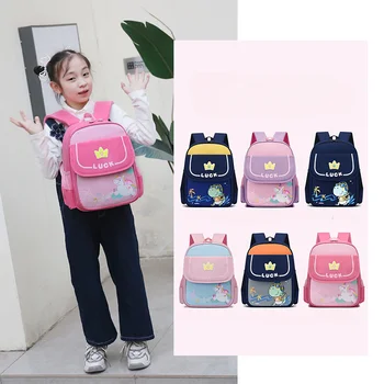 Детская школьная сумка для детского сада Милый динозавр Большой емкости Легкий рюкзак для учеников На каждый день