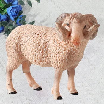 Креативный орнамент в виде овец, детские развивающие игрушки, миниатюрное украшение для детской миниатюры