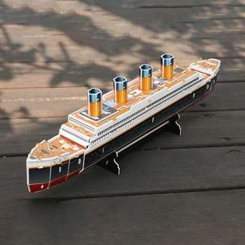 3D Пазлы для взрослых Модель корабля 35 шт. Круизные игрушки-головоломки 45 *6 * 13 см в подарок
