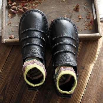 Careaymade-Женская обувь для ленивого отдыха в стиле ретро, женская обувь ручной работы из натуральной кожи с мягкой подошвой, удобная обувь на плоской подошве