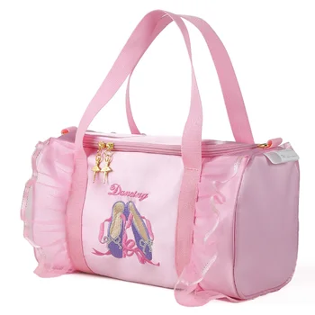 Детская Балетная Танцевальная сумка для Девочек, Балетная Кружевная Балетная сумка, Танцевальная сумка, Детские Танцевальные сумки для Детей, Девочек, Высококачественная Милая Сумка