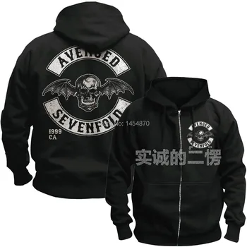 5 Видов Harajuku Avenged Sevenfold A7X Хлопковые Толстовки в стиле Рок, Куртка-ракушка, Спортивный Костюм в стиле Панк-хэви-Метал, Толстовка на Молнии Sudadera