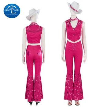 Костюм для косплея Life In The Dreamhouse, Розовый топ со штанами, комплекты для вечеринки в стиле Барби на Хэллоуин для девочек, костюмы для косплея