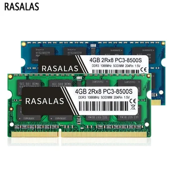 Rasalas Laptop Memoria Ram DDr3 8GB 4GB оперативная память 1.5V 10600mhz 1333mhz DIMM Notebook Memory RAM Computer Accessories