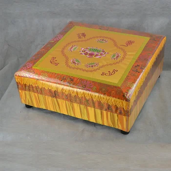 Вышивка лотоса поклонения коврик для украшения дома ритуал Будды Дзен коврик для медитации коврик на коленях буддийские поставки